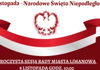 Uroczysta sesja Rady Miasta Limanowa z okazji 106. rocznicy Odzyskania przez Polskę Niepodległości - zdjęcie główne