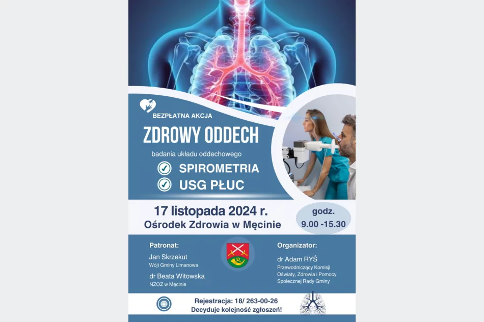 Bezpłatna akcja zdrowy oddech 17 listopada 2024 roku - zdjęcie 2