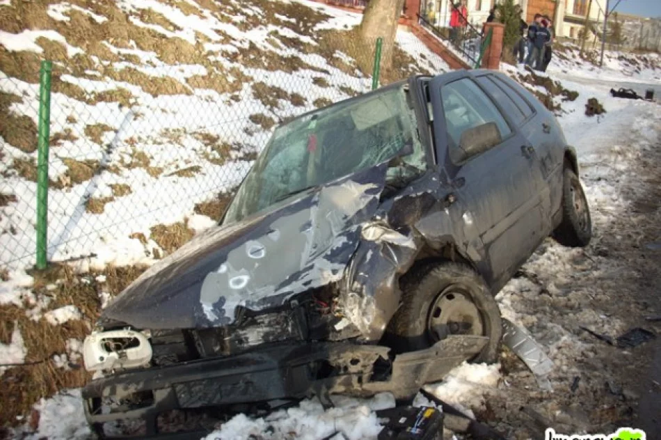 Czołowe zderzenie – sprawca zatrzymany - zdjęcie 3