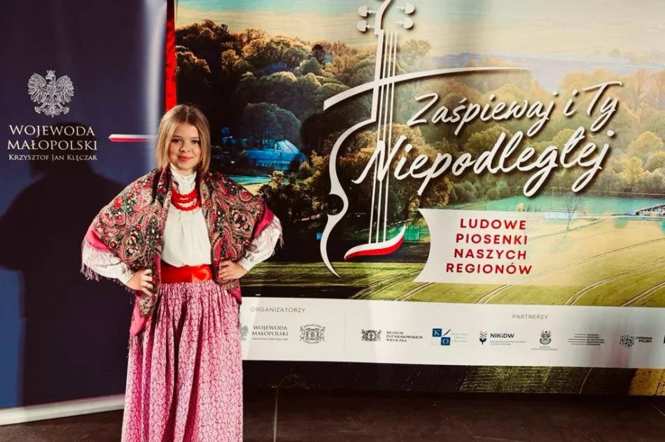 Nikola Papież z Pisarzowej na podium „Zaśpiewaj i Ty Niepodległej” 2024 - zdjęcie 5