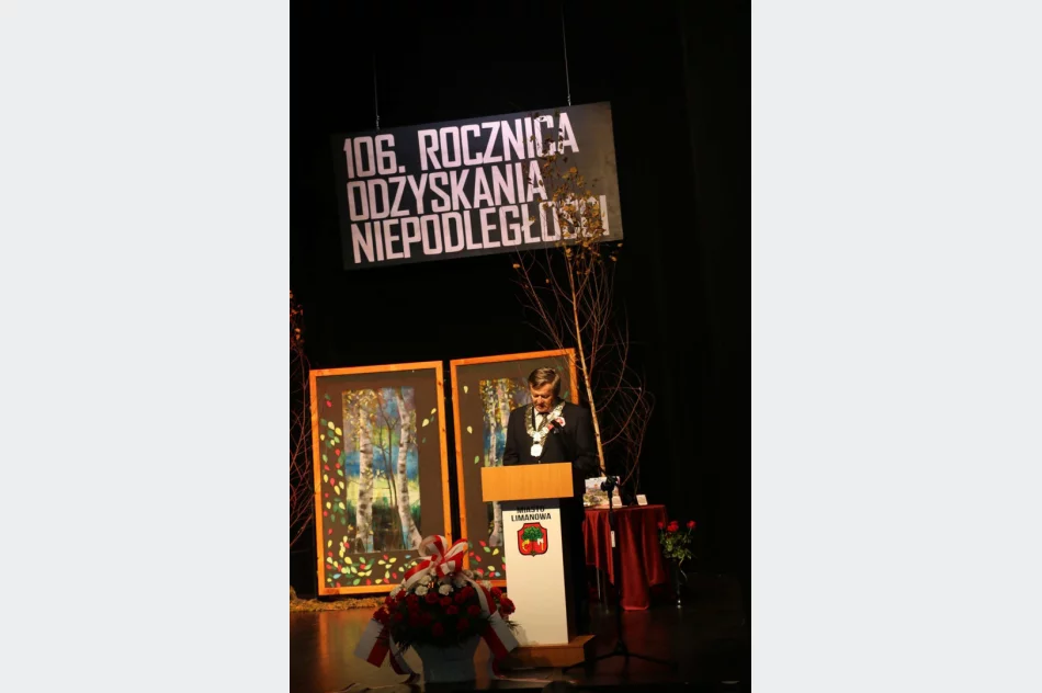 Uroczysta sesja Rady Miasta Limanowa z okazji Święta Niepodległości - zdjęcie 16