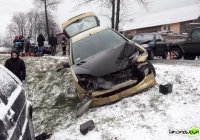 Wypadek na krajówce w Dobrej - zdjęcie główne