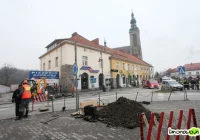 Awaria sieci gazowej na rynku - zdjęcie główne