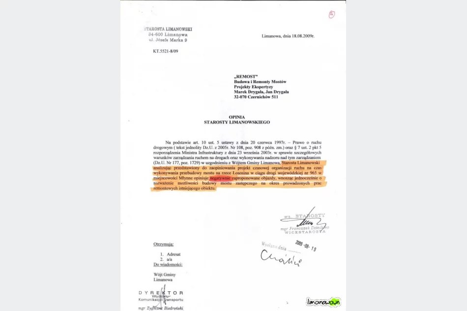 Uwagi do radnych - odpowiedzialność ZDW - zdjęcie 3