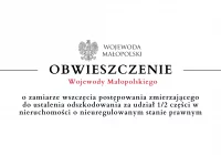 Ogłoszenie o zamiarze wszczęcia postępowania za udział na nieuregulowany stan prawny - zdjęcie główne