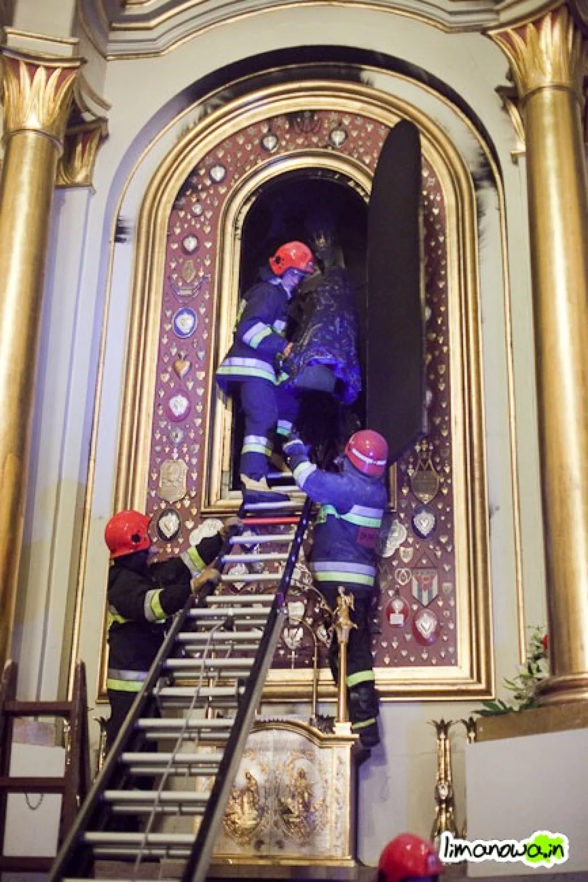 Ogień w Bazylice - Pieta ocalała