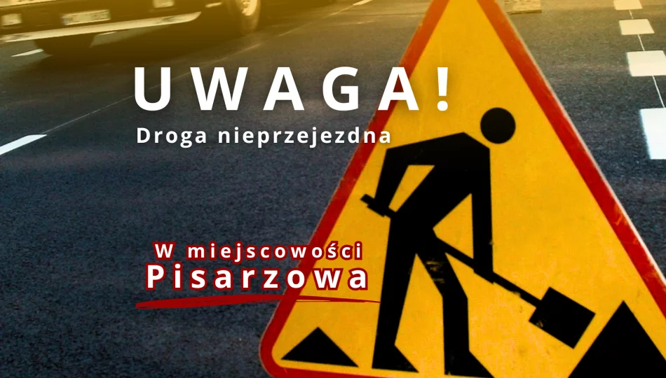 Utrudnienia w ruchu drogowym w Pisarzowej w związku z odbudową drogi - zdjęcie 1
