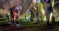 Ćwiczenia ratownicze OSP na ścieżce rowerowej - zdjęcie 5