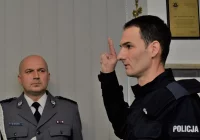 Ślubowanie nowego funkcjonariusza limanowskiej policji  - zdjęcie główne