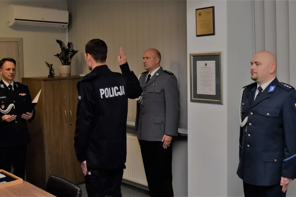 Ślubowanie nowego funkcjonariusza limanowskiej policji  - zdjęcie 2