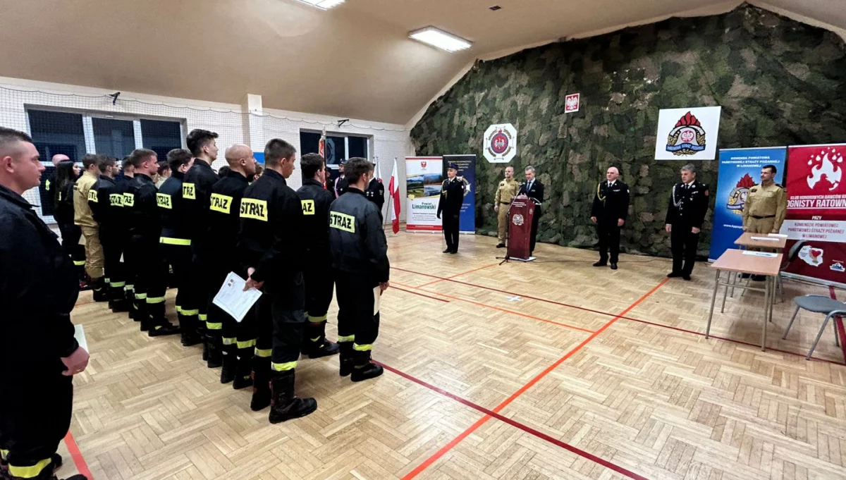 Zakończenie szkolenia/fot.: PSP Limanowa