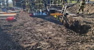 Ćwiczenia OSP: techniki stabilizacji wykopów i zasypów ziemnych - zdjęcie 3