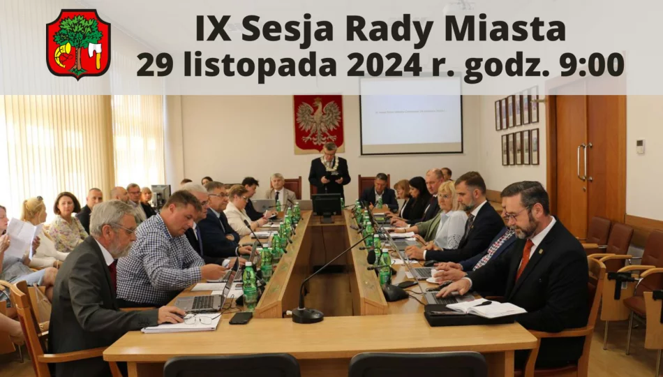 Sesja Rady Miasta Limanowa – 29 listopada godz.9:00 - zdjęcie 1