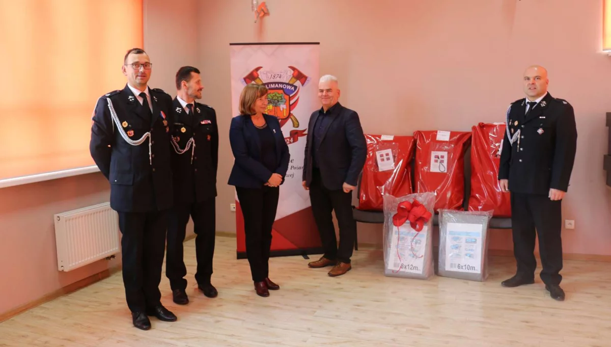 Przekazanie sprzętu dla OSP Limanowa