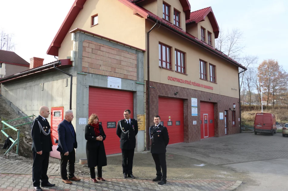 Zakończył się II etap rozbudowy budynku remizy OSP Limanowa, jednostki OSP Limanowa i OSP Łososina Górna z nowym sprzętem ratowniczo-bojowym - zdjęcie 10