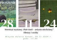 Wernisaż wystawy pt. ,,Piotr Kwit – artysta niechciany? Obrazy i rzeźby’’w Miejskiej Galerii Sztuki - zdjęcie główne