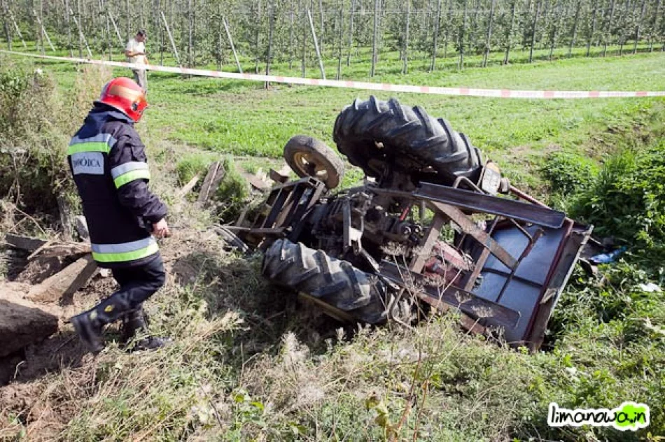 Kobieta przygnieciona przez ciągnik - zdjęcie 4