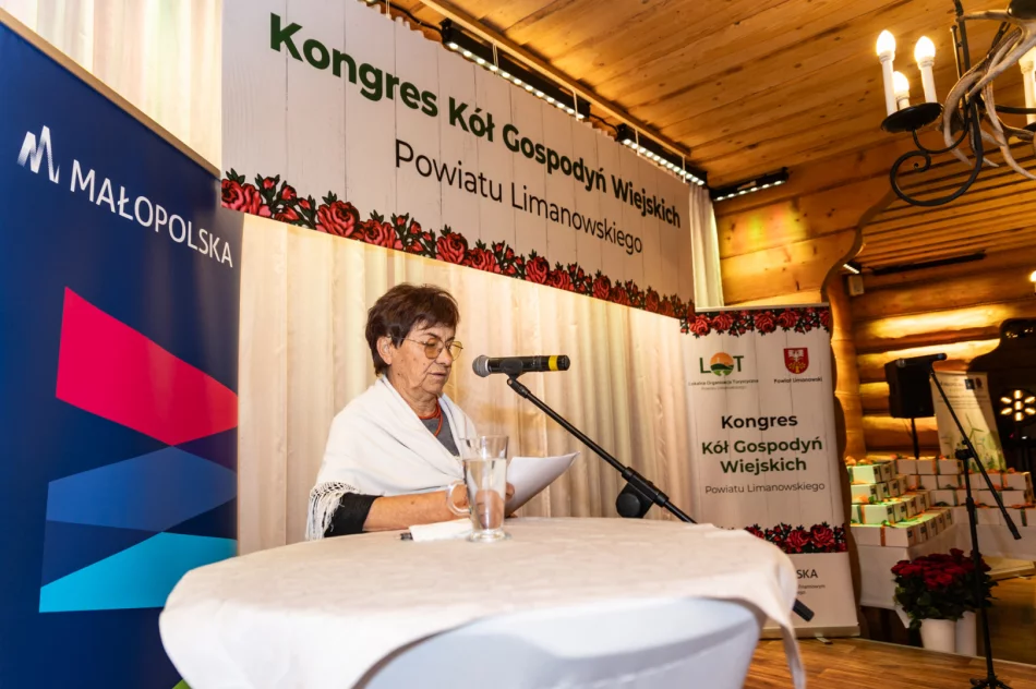 W Limanowej odbył się IV Kongres Kół Gospodyń Wiejskich Powiatu Limanowskiego - zdjęcie 5