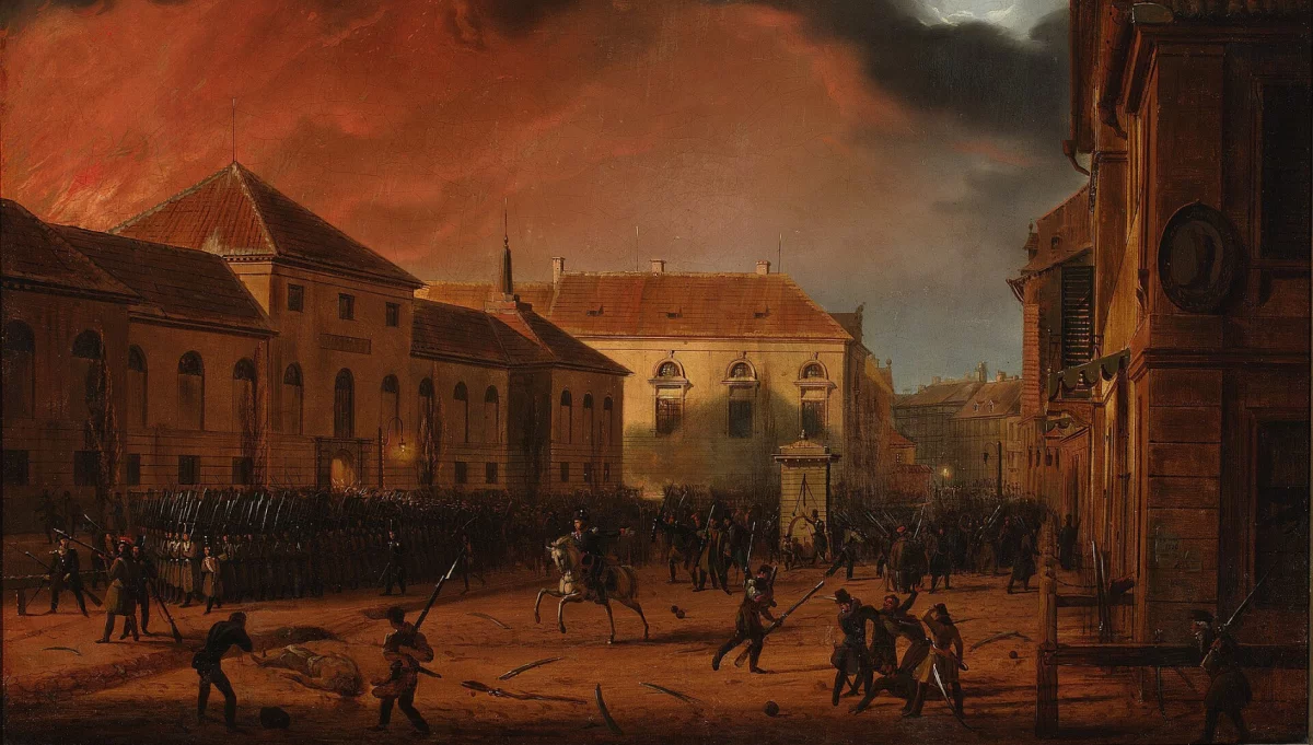 M. Zaleski, Wzięcie arsenału 1830