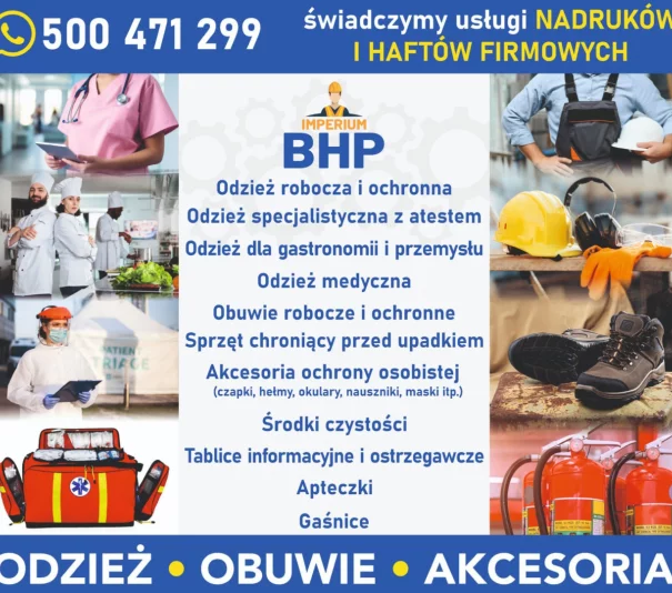 IMPERIUM BHP ODZIEŻ OBUWIE AKCESORIA - Zdjęcie główne