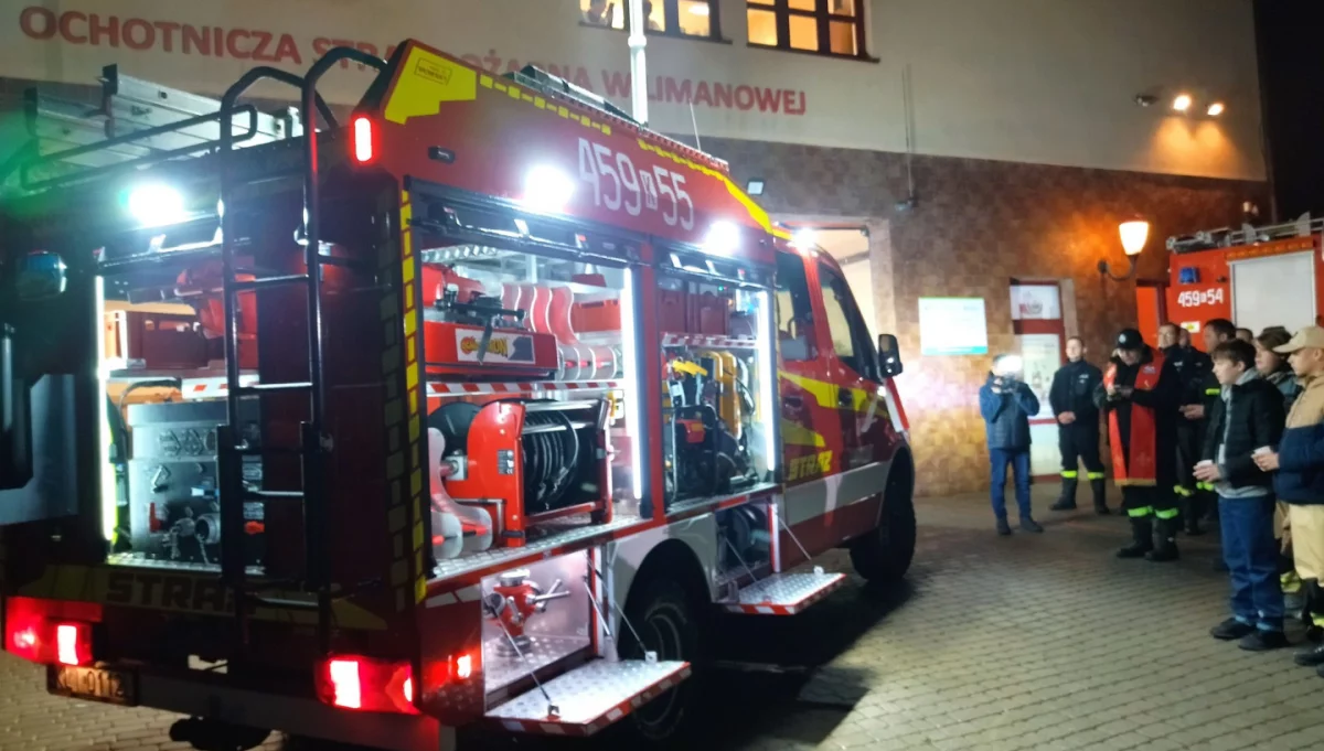 Nowy wóz OSP/fot.: UM Limanowa