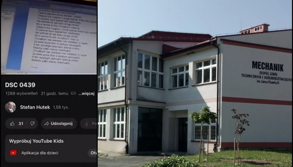 Piosenka o narkotykach w wykonaniu nauczyciela? Szkoła wyjaśnia kontrowersje