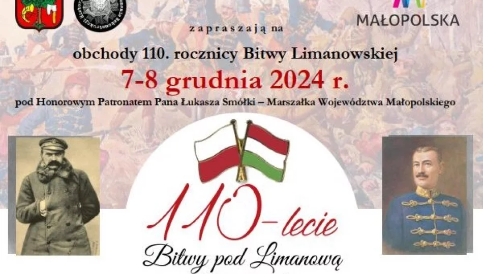 7-8 grudnia zapraszamy na obchody 110. rocznicy Bitwy Limanowskiej - zdjęcie 1