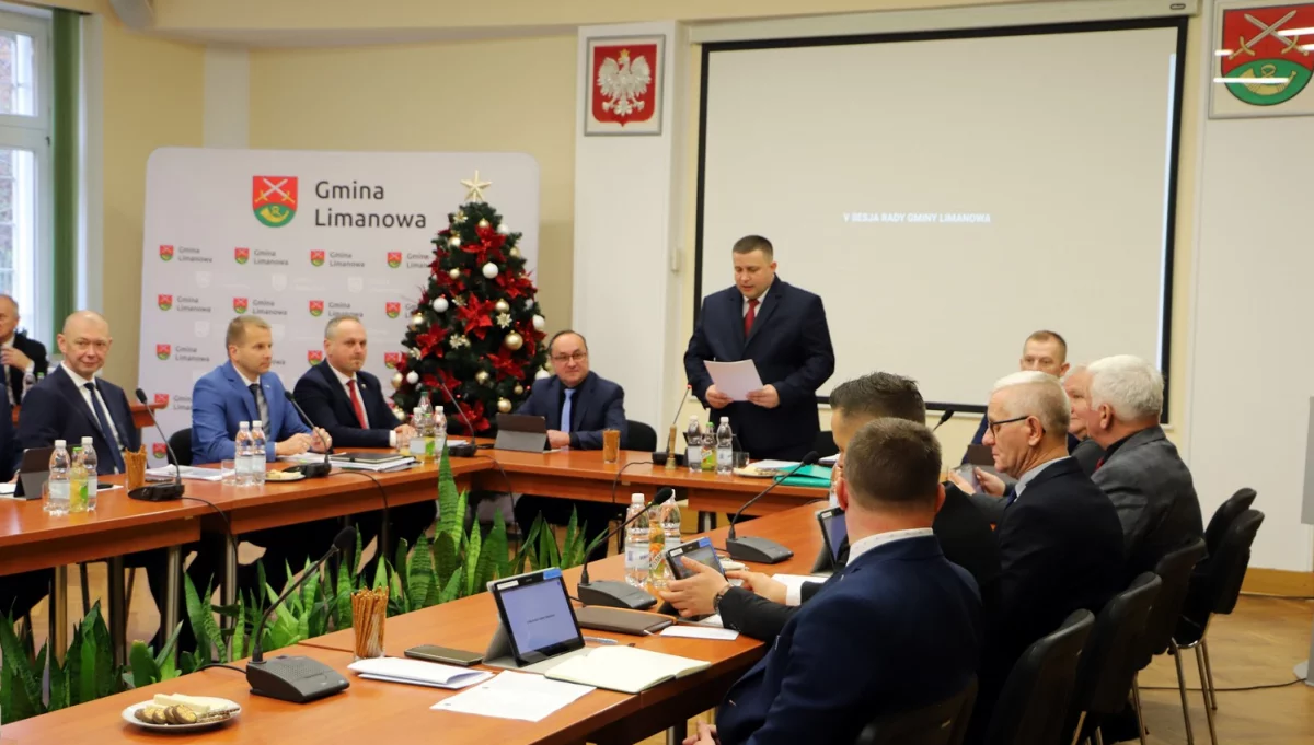 V sesja Rady Gminy Limanowa XI kadencji