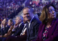 Tusk: jesteśmy tu, by powiedzieć, że kandydatem KO na prezydenta jest Rafał Trzaskowski - zdjęcie główne