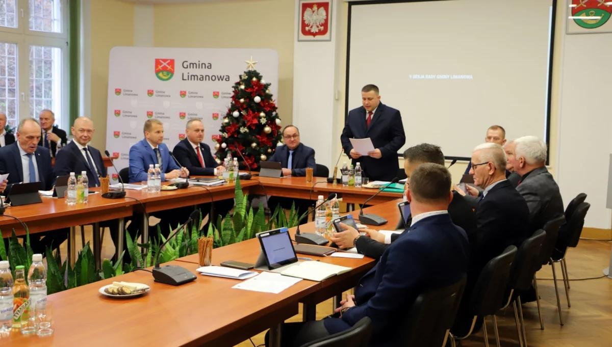 Budżetowa sesja Rady Gminy/fot.: UG Limanowa