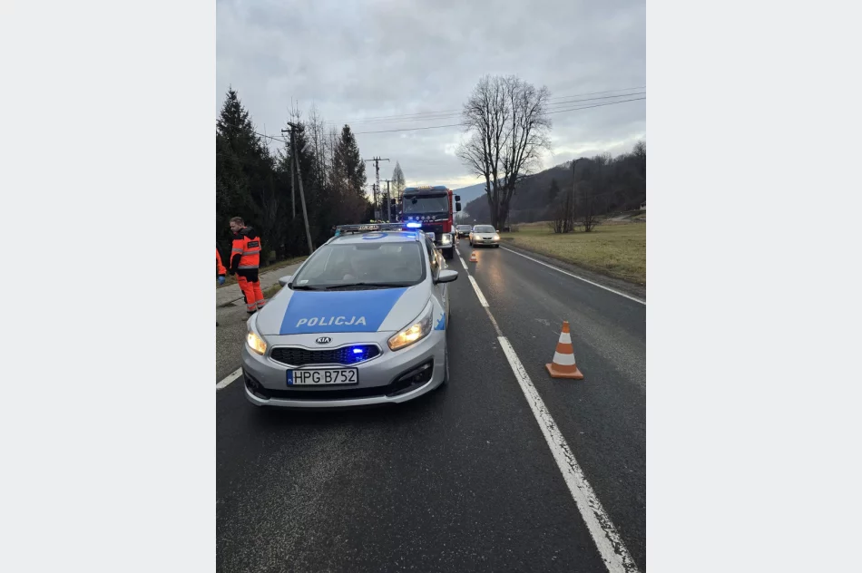 ​Kierowca trafił do szpitala - zdjęcie 4