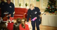 Mikołaj, policjanci i uczniowie kontrolowali kierowców - zdjęcie 3
