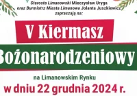 22 grudnia na limanowskim rynku odbędzie się Kiermasz Bożonarodzeniowy - zdjęcie główne