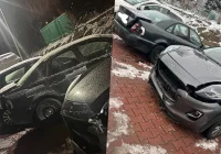 Uszkodził cztery pojazdy i uciekł z miejsca zdarzenia (NAGRANIE) - zdjęcie główne