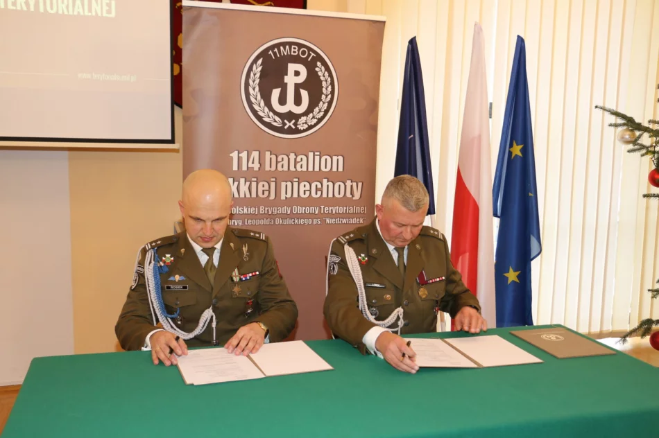 Uroczyste przekazanie obowiązków Dowódcy 114 batalionu lekkiej piechoty w Limanowej - zdjęcie 11