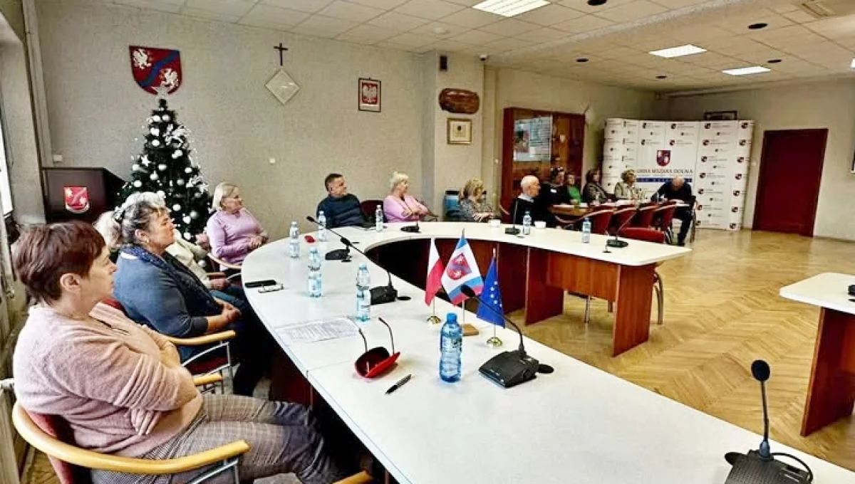 Konsultacje ws. rady seniorów/fot.: UG Mszana Dolna