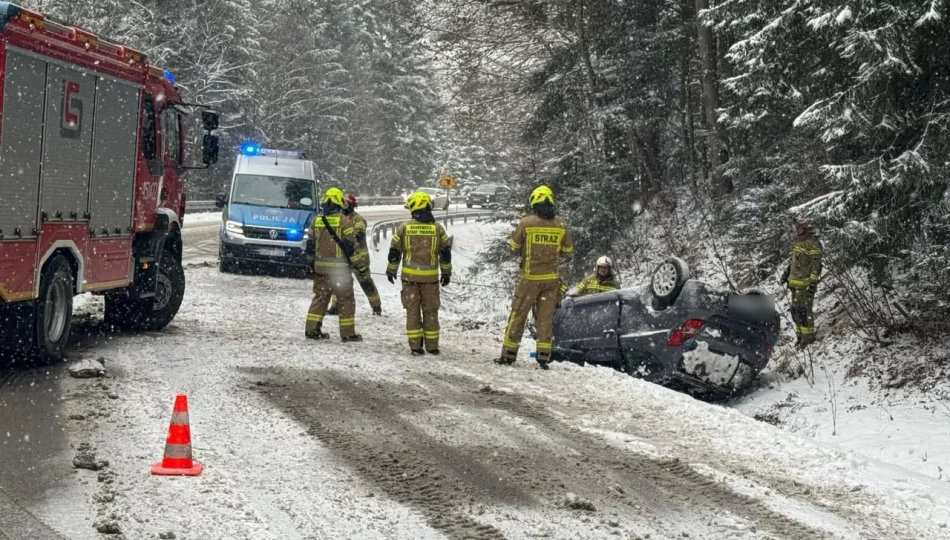 Weekend na drogach: kolizje i wypadek - zdjęcie 1