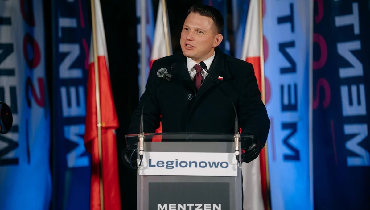 Sławomir Mentzen w Legionowie/fot.: profil Facebook S. Mentzena