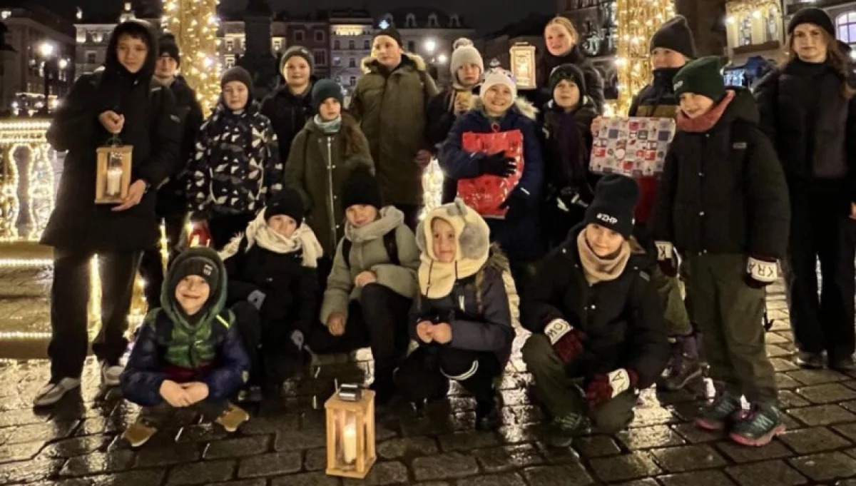 Harcerze z Limanowej w Krakowie/fot.: UM Limanowa