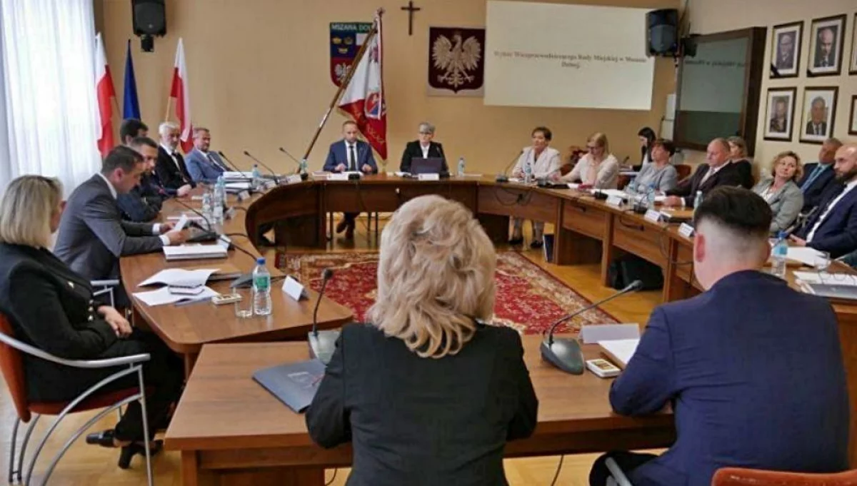 Sesja Rady Miejskiej/fot.: UM Mszana Dolna