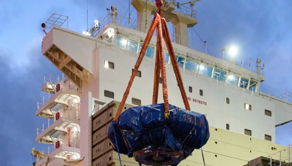 Maszyna TBM do tunelu Limanowa – Klęczany już w transporcie - zdjęcie 1
