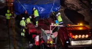 Maszyna TBM do tunelu Limanowa – Klęczany już w transporcie - zdjęcie 2
