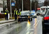 Potrącenie na przejściu i korki w całym mieście - zdjęcie główne