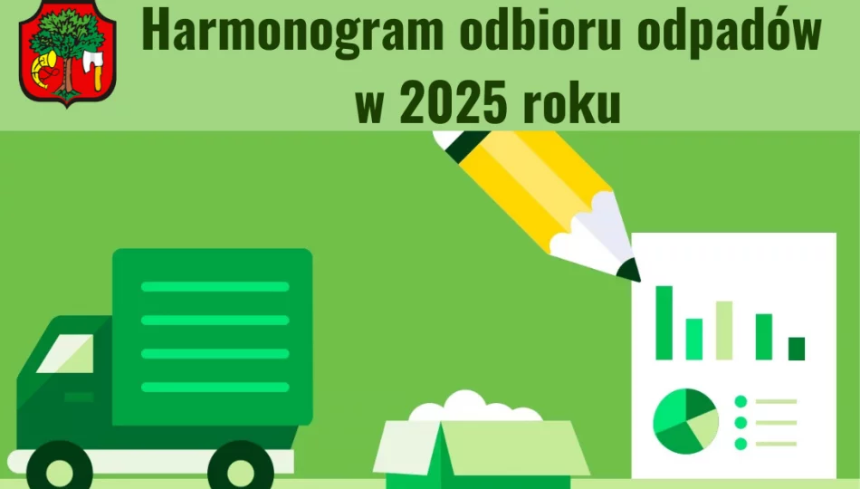 Harmonogram odbioru odpadów w 2025 roku - zdjęcie 1