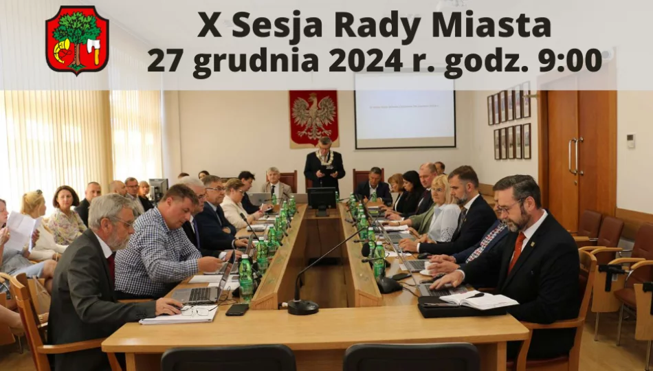 Sesja Rady Miasta Limanowa – 27 grudnia godz.9:00 - zdjęcie 1