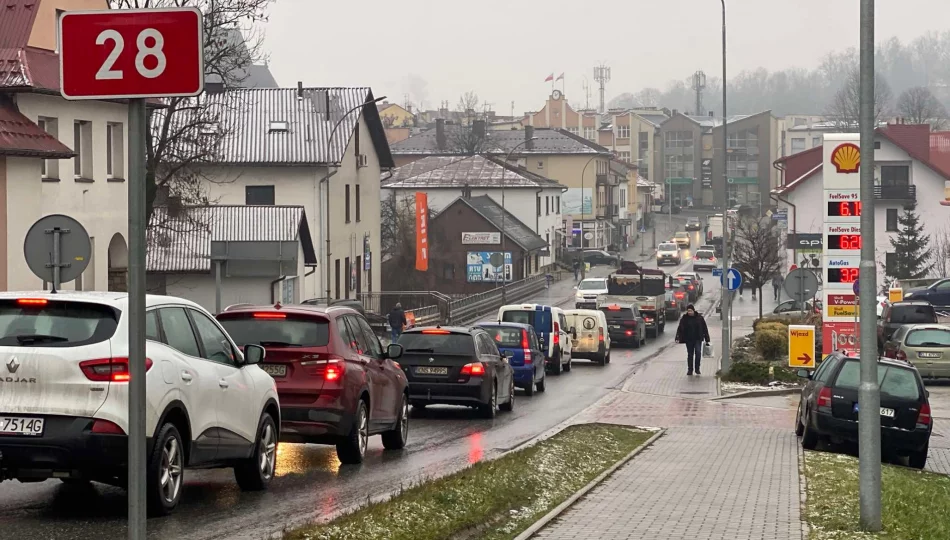 "Świąteczne" korki w mieście - zdjęcie 1