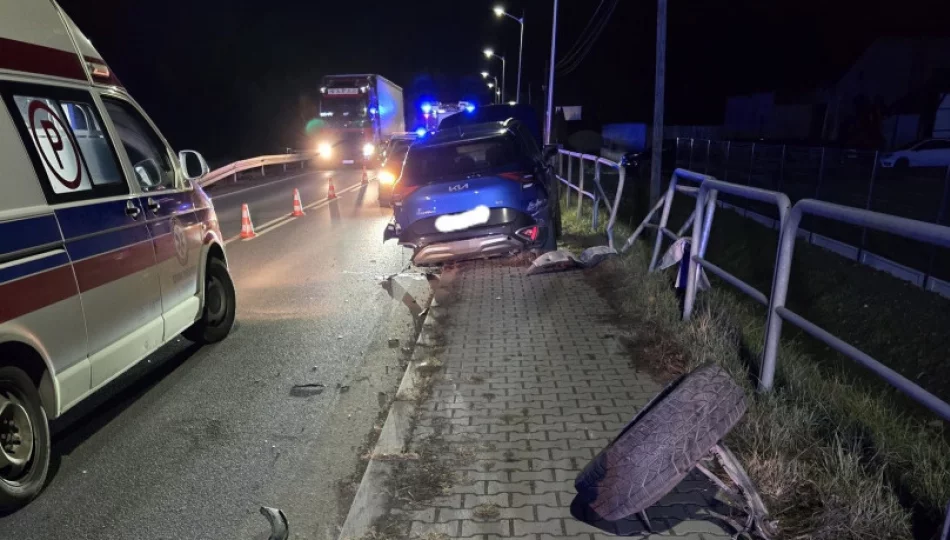 Zasnął za kierownicą i spowodował kolizję - zdjęcie 1
