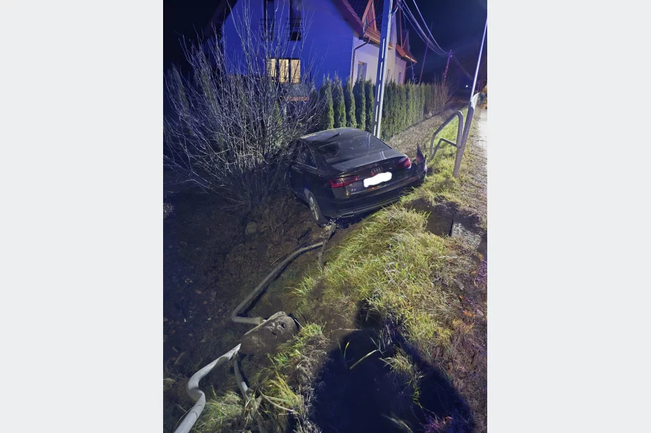 Zasnął za kierownicą i spowodował kolizję - zdjęcie 5