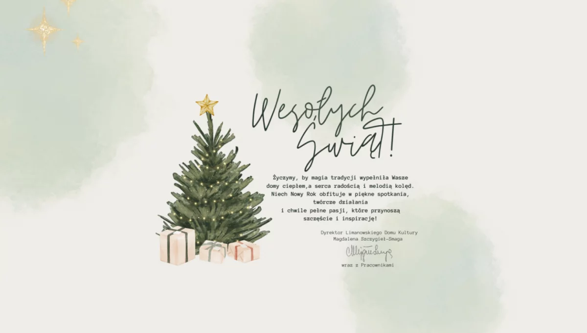 WESOŁYCH ŚWIĄT!