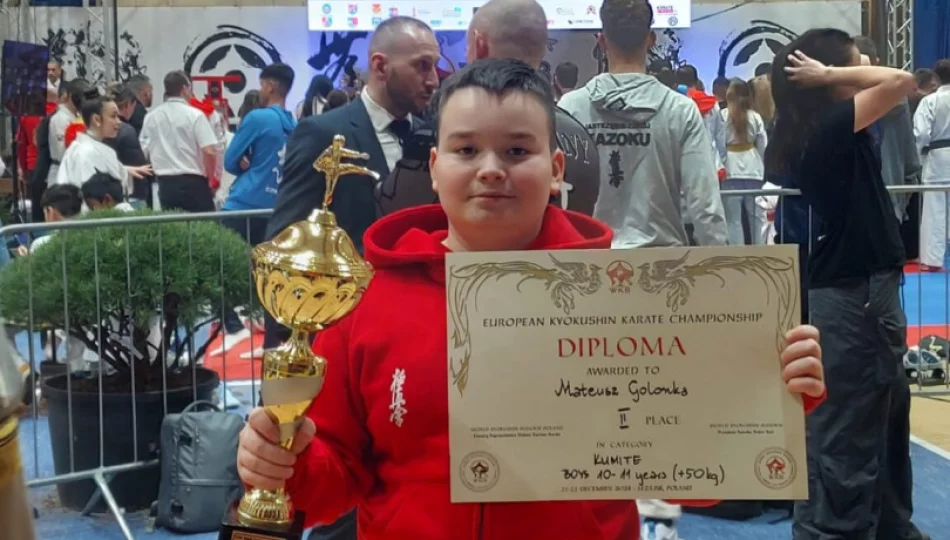 Srebrny medal Pucharu Europy dla Mateusza Golonki - zdjęcie 1